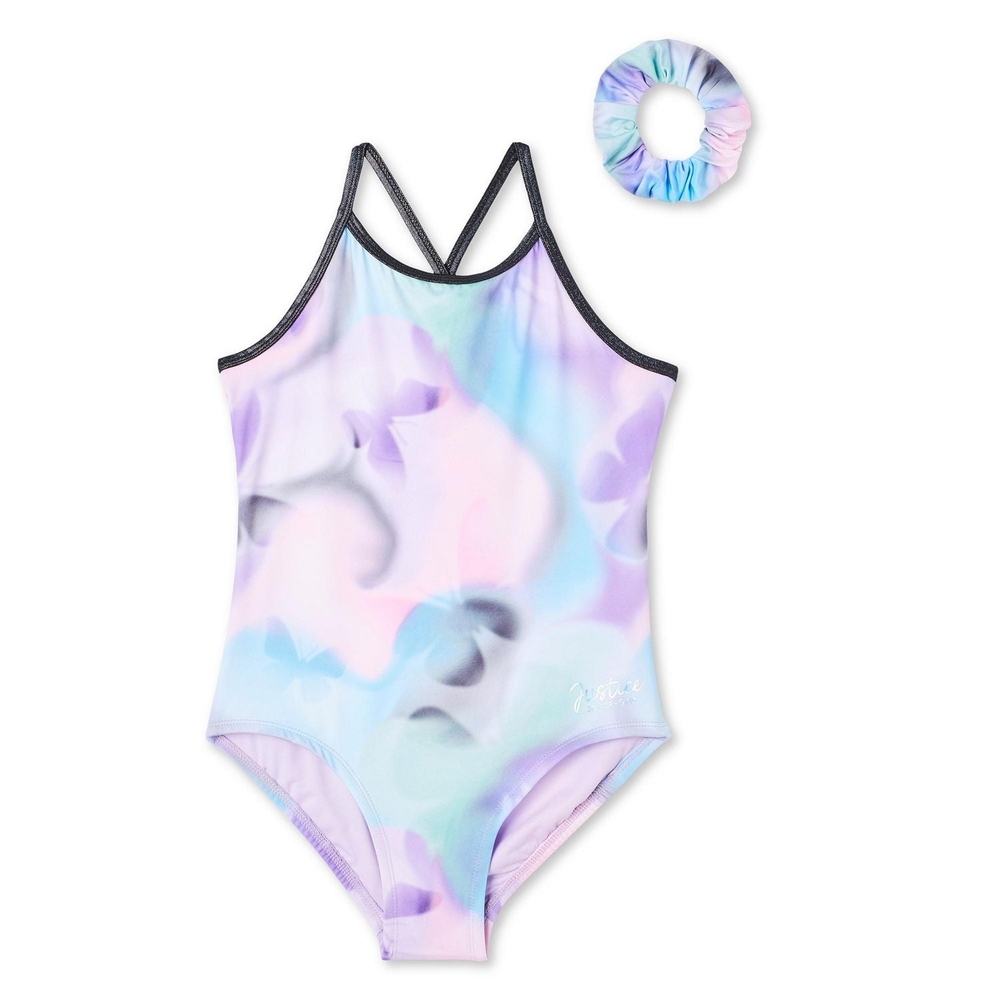 Justice Girls' Strappy Bodysuit 2-Piece Set (XL) 16/18